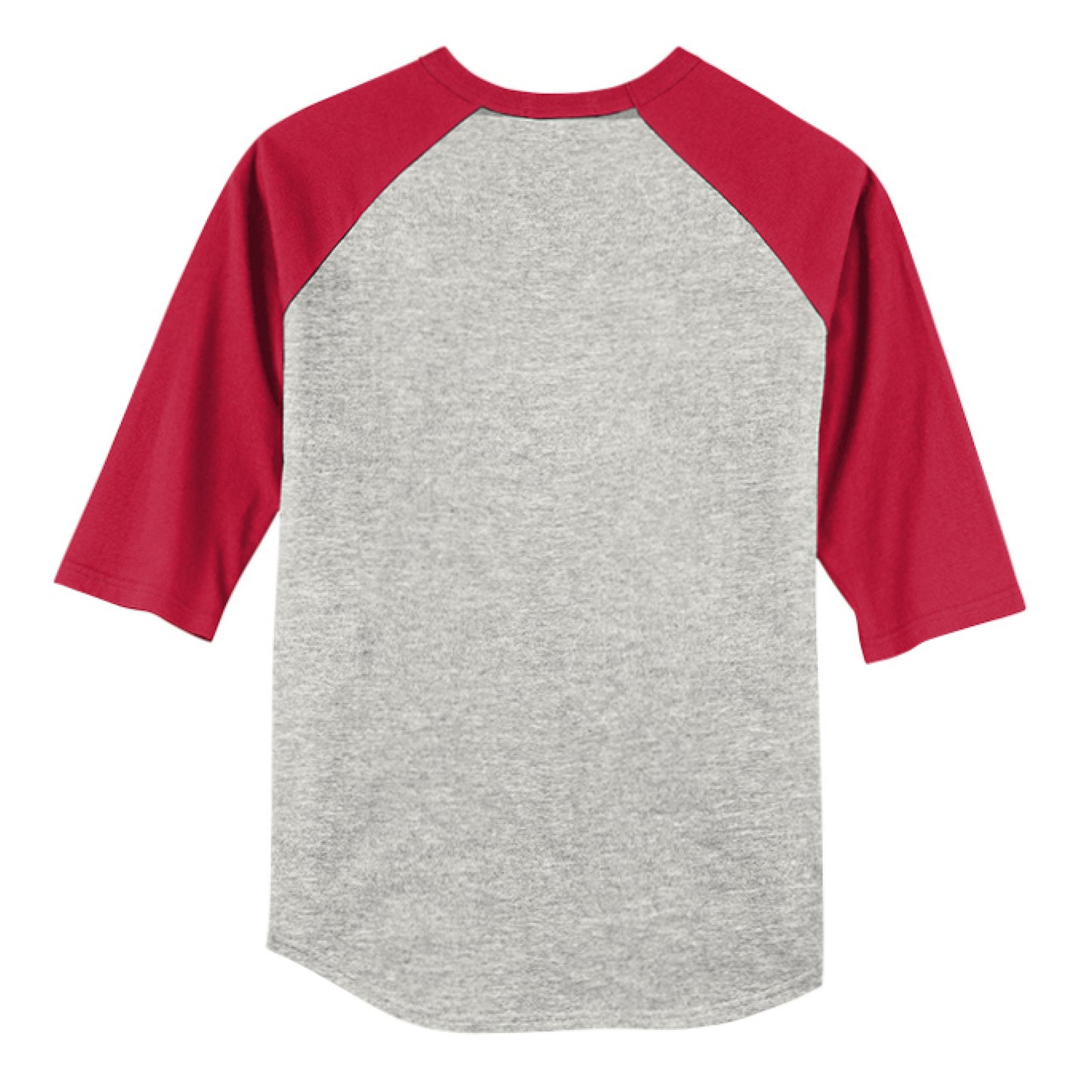 HEATHER GREY / RED - BACK