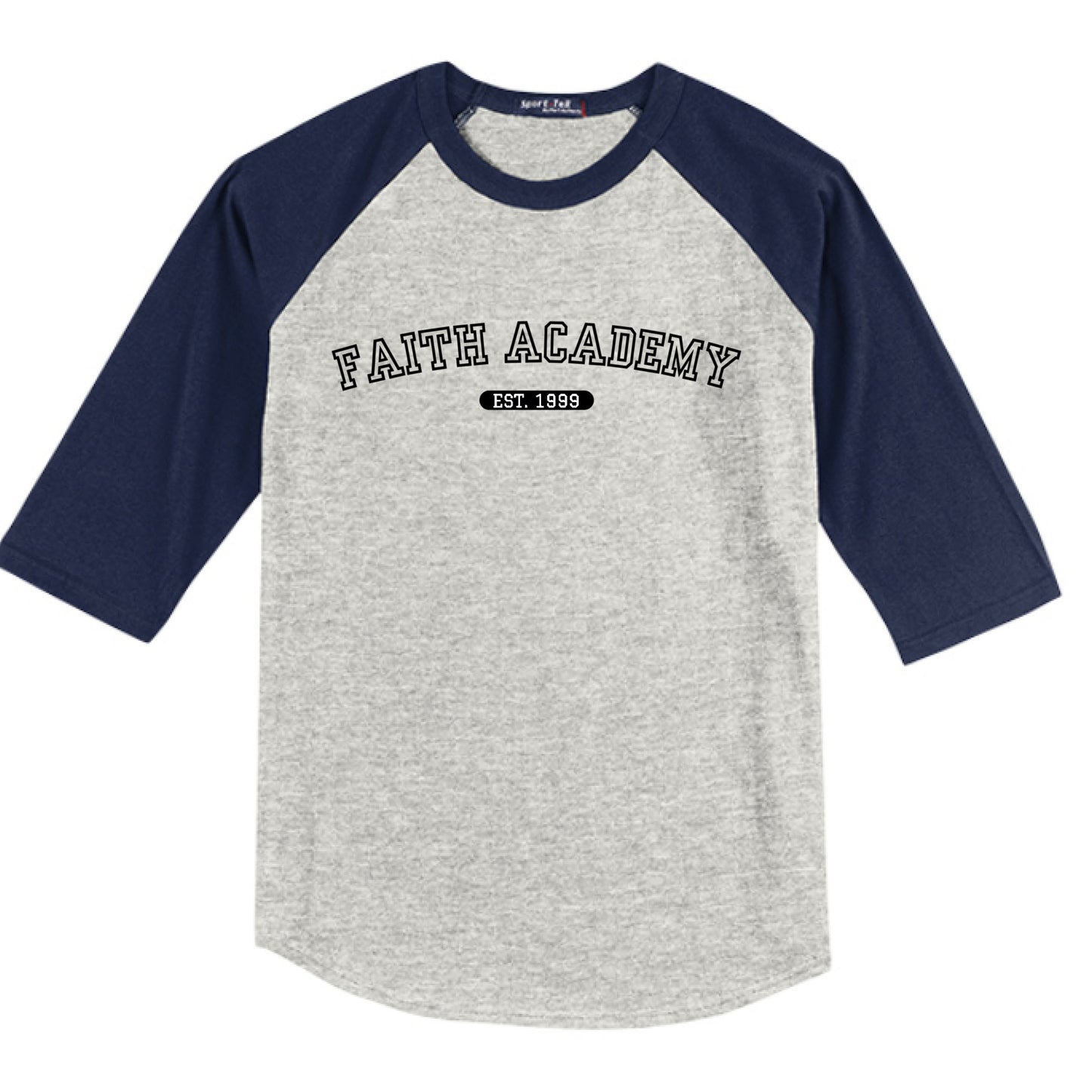 HEATHER GREY / NAVY - FRONT