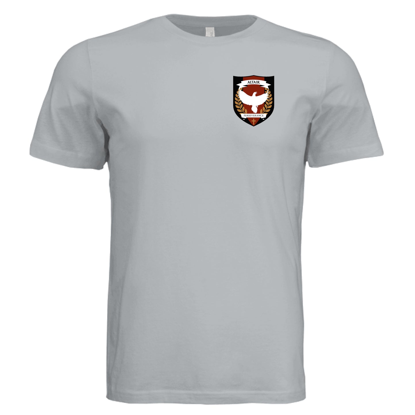 Solid Silver Triblend - FRONT