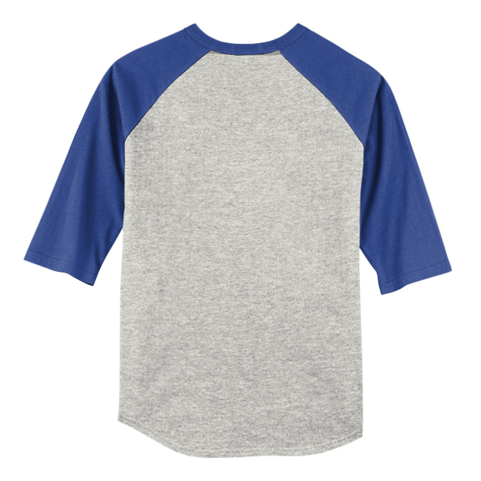 HEATHER GREY / ROYAL - BACK