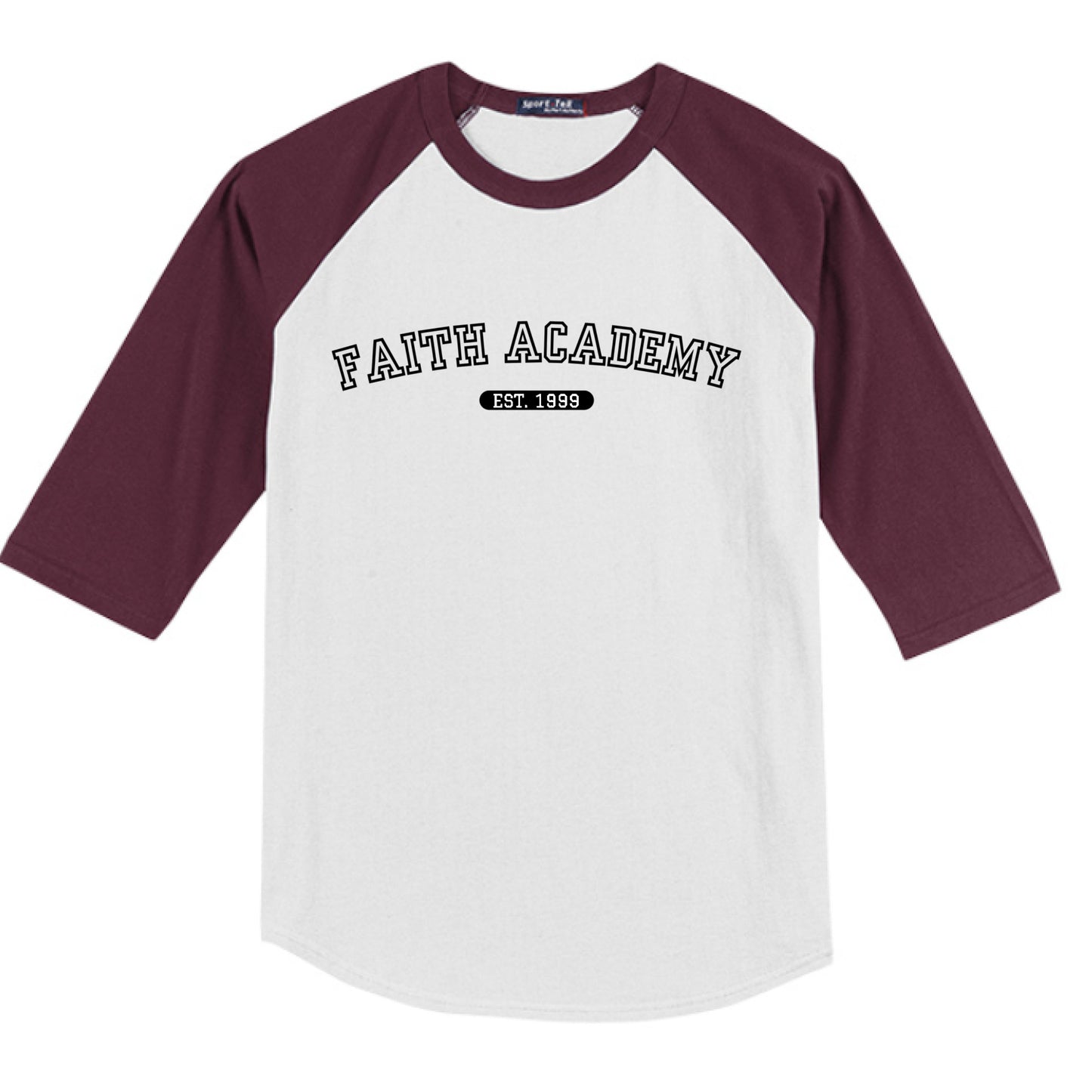 WHITE / MAROON - FRONT